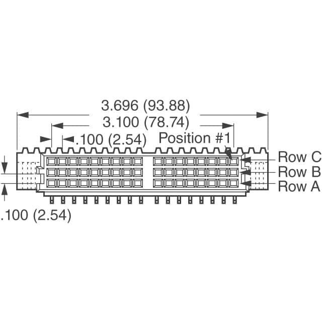 650870-4 TE Connectivity AMP Connectors  DIN 41612